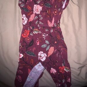 Old Navy Kids Floral Bodysuit - Camouflage/ -Cheetah or leopard print